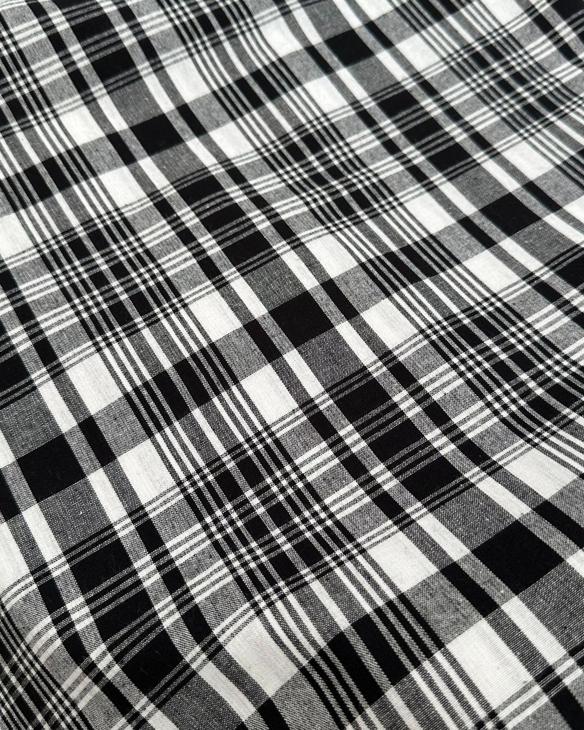 Madras Antillean Guadeloupe Fabric 11 Colours Oeko-Tex 150 g/m² – per 50 cm – For Costumes, Furnishings, Dresses, Caribbean Skirts (Red Orange Yellow Black)