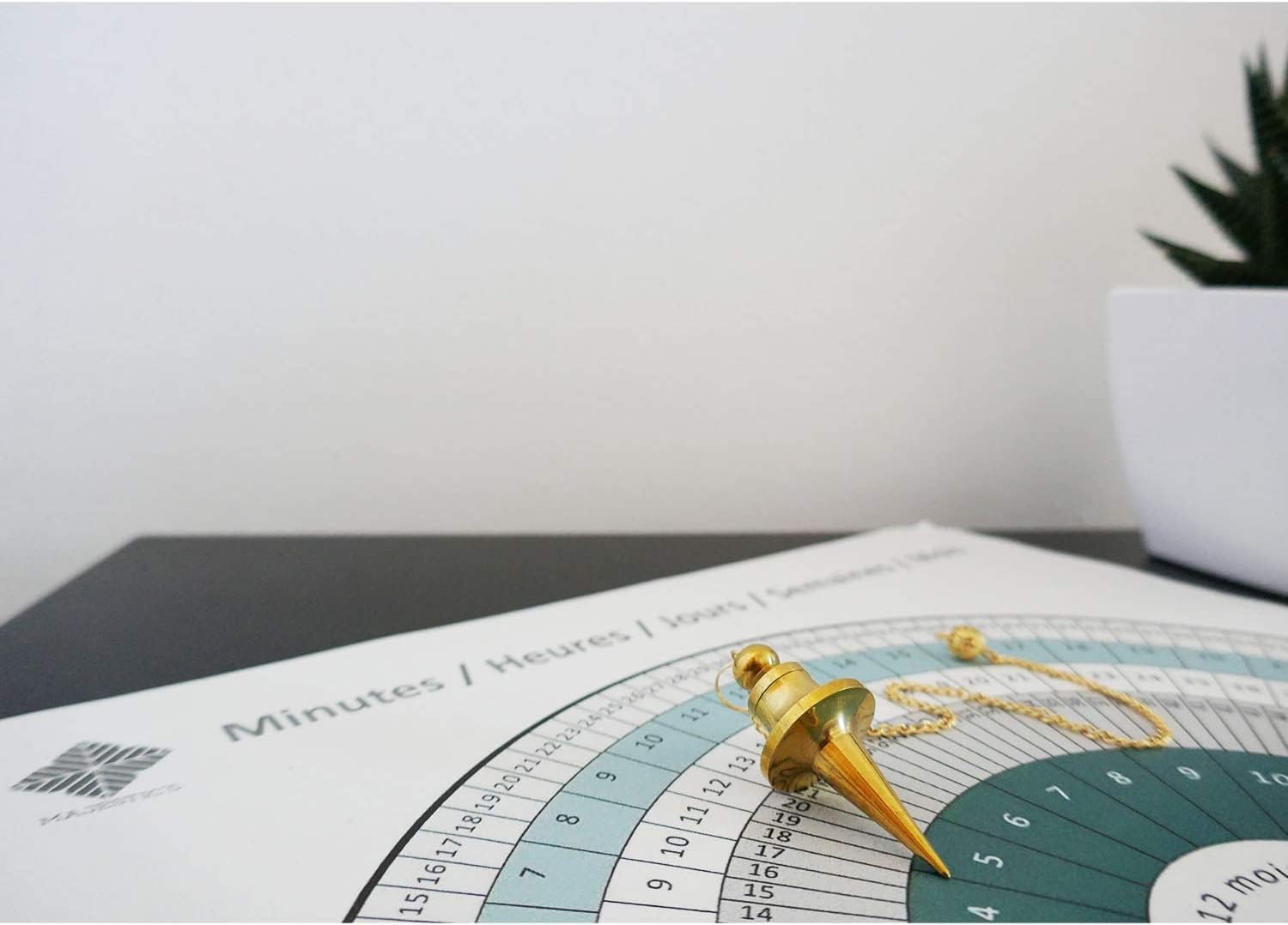 Deluxe Browser Wands & Divinatory Radiesthesia Pendulum FIND Professional SOURCIER Pack – French Brand