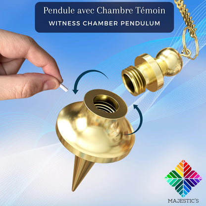 Deluxe Browser Wands & Divinatory Radiesthesia Pendulum FIND Professional SOURCIER Pack – French Brand