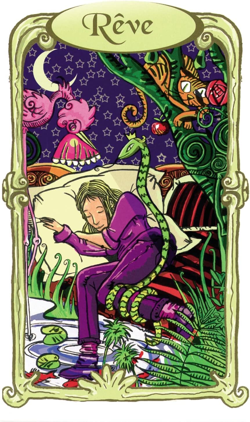 Grimaud - The Oracle of Mirrors - Divinatory Card Game - Divinatory Oracle - Cartomancy, Green Yellow