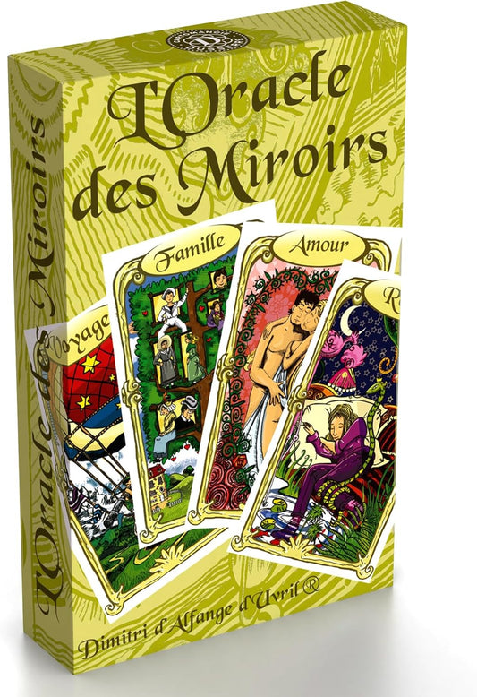 Grimaud - The Oracle of Mirrors - Divinatory Card Game - Divinatory Oracle - Cartomancy, Green Yellow
